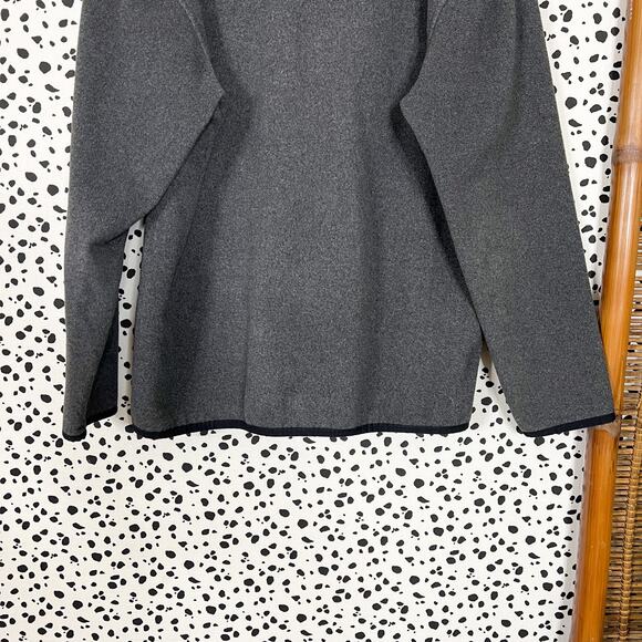 Tommy Hilfiger | Vintage Men's Y2K Grey Fleece Quarter Zip Sweater Jacket XL EUC - Picture 8 of 9